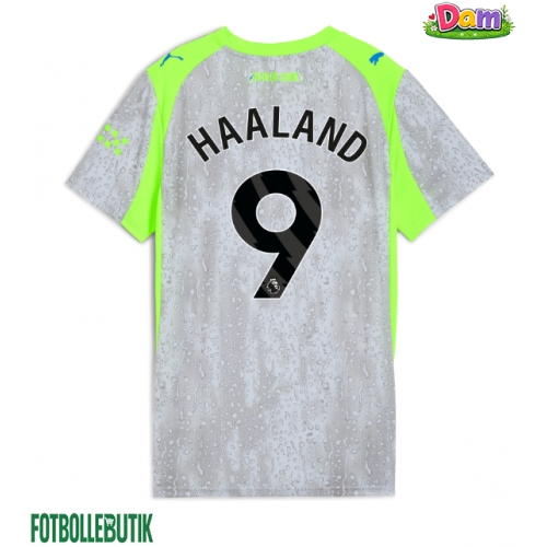 Manchester City Erling Haaland #9 Tredje Tröja Kvinnor 2025-26 Kortärmad